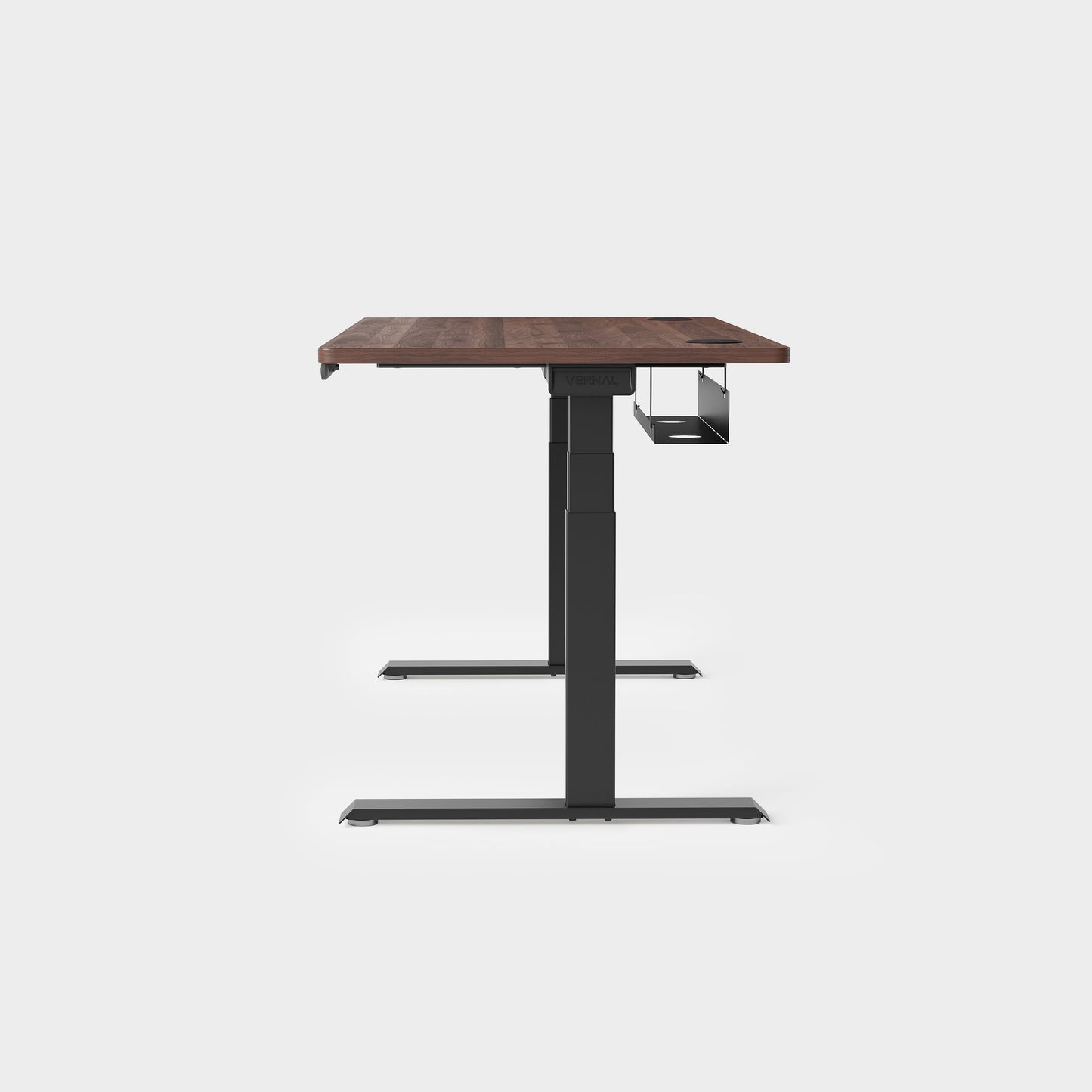 Vernal Standing Desks - Walnut/Black