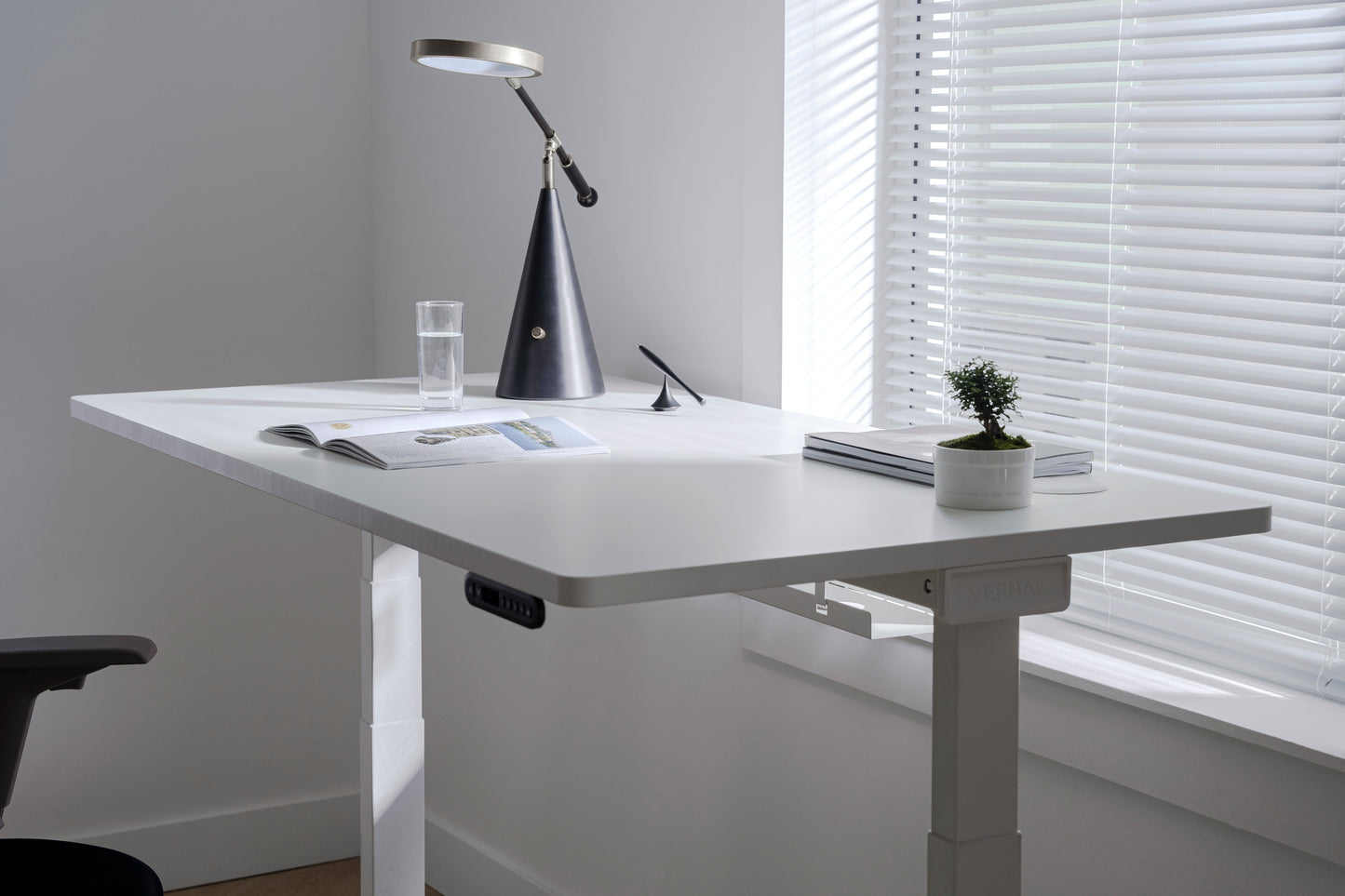 Vernal Standing Desks - White/White