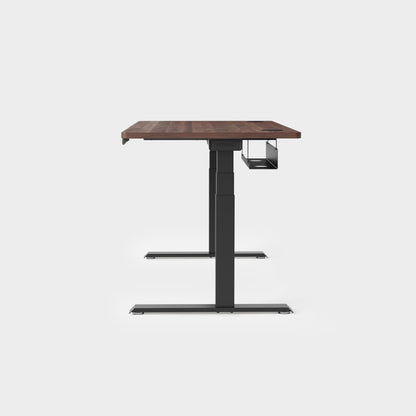 Vernal Standing Desks - Walnut/Black