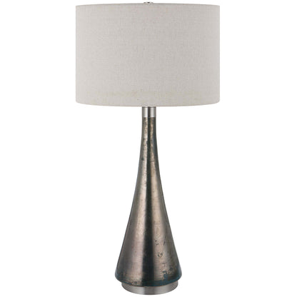 Minimalistic Contour table lamp featuring a slim extruded aluminum frame with integrated wood or fabric interior, soft LED illumination, glare‑free glow, and a USB charging port—forming both functional light and artful storage-1